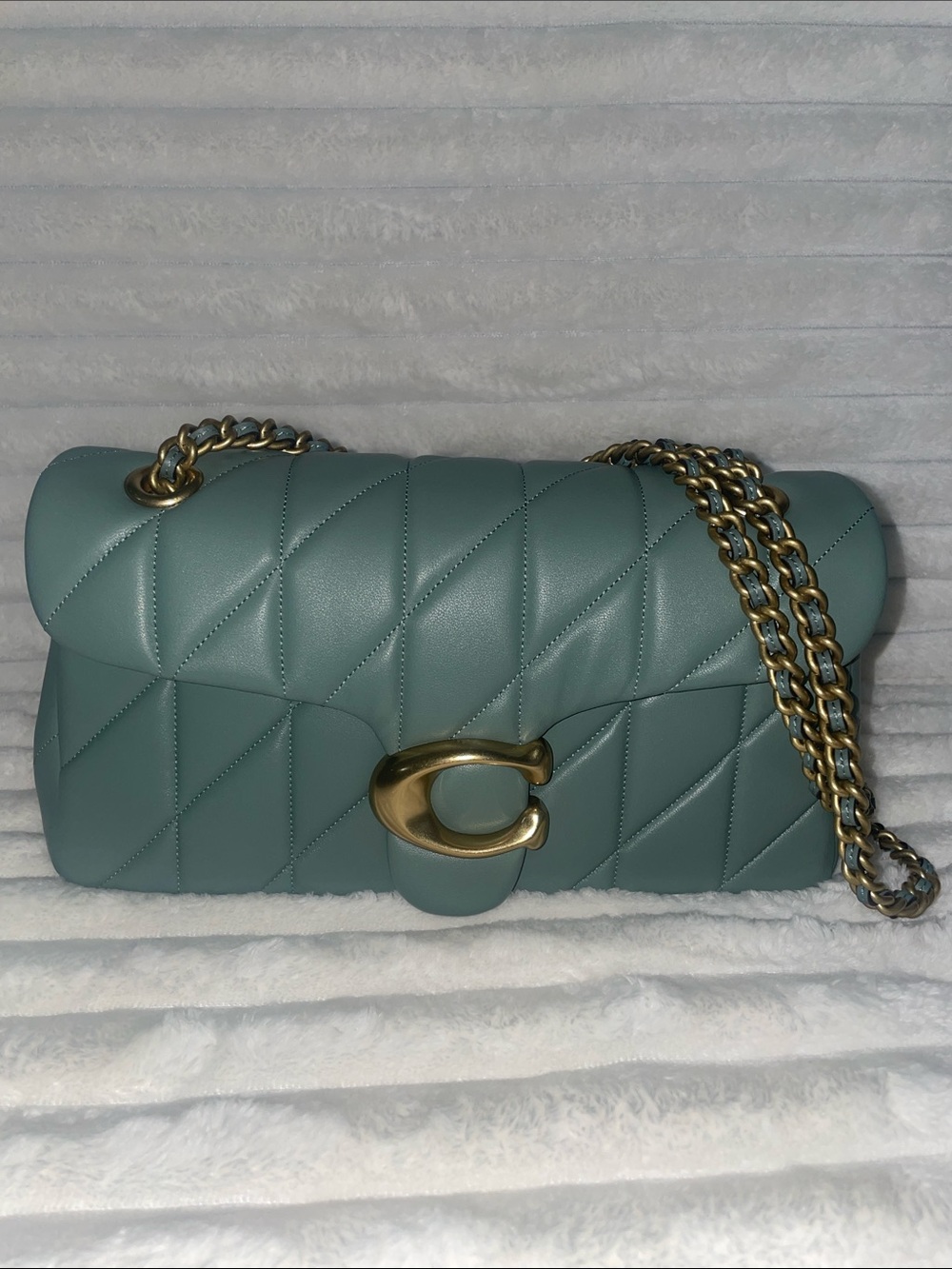 New Sage Coach Quilted Tabby 26 - Picture 13 of 13